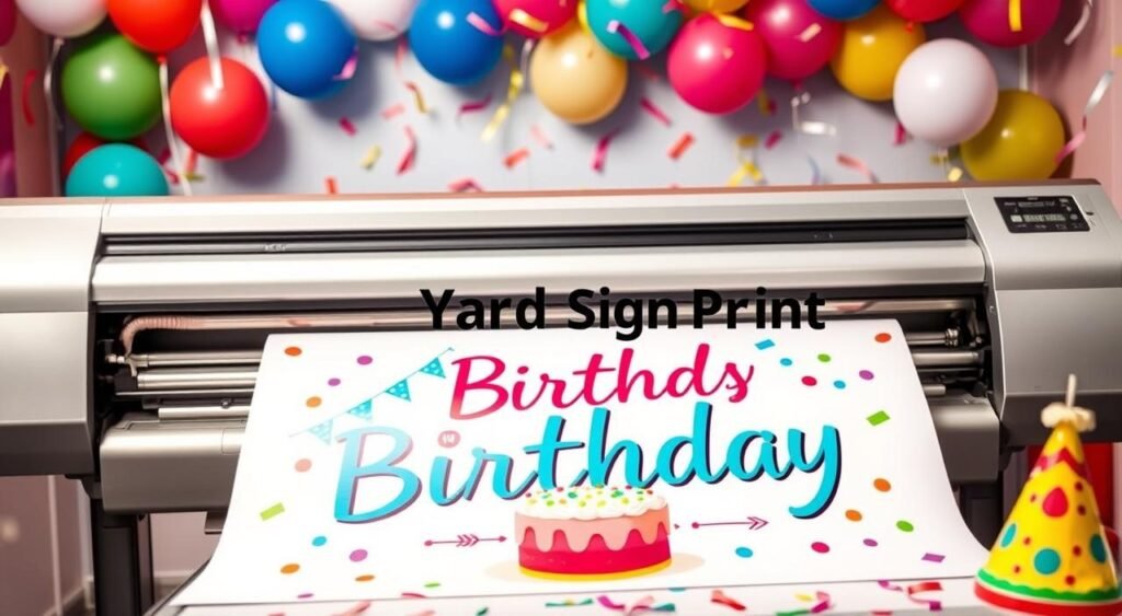 Design and Print Birthday Sign