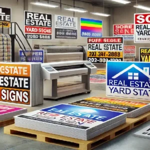 Ordering Real Estate Yard Signs