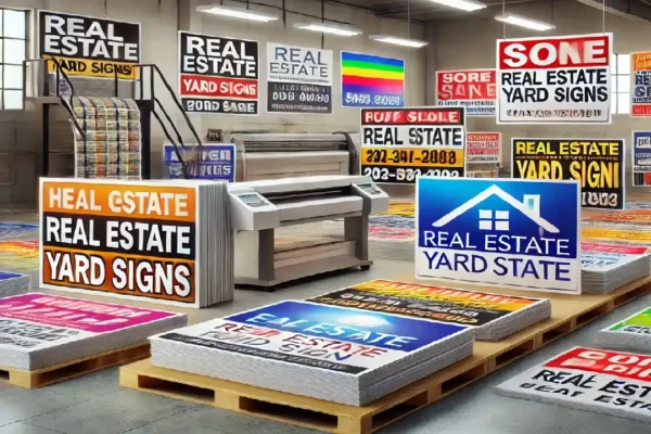 Ordering Real Estate Yard Signs