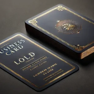 Buy Business Card Printing with Gold Foil