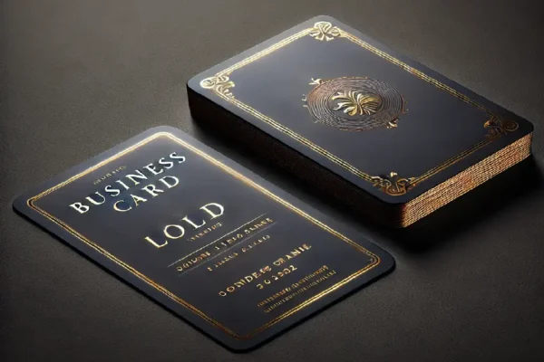 Buy Business Card Printing with Gold Foil