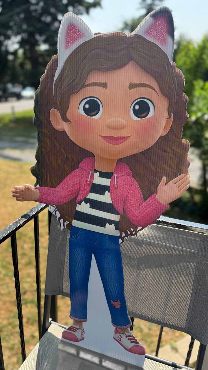 Gabby’s Dollhouse Character Cutout