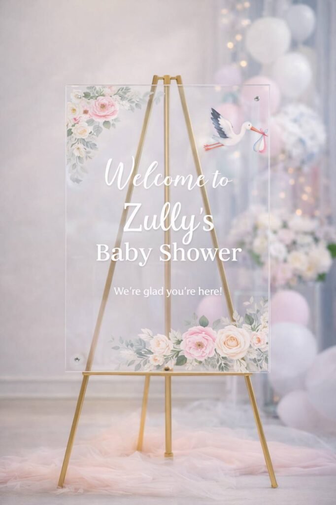 Elegant Welcome Signs for Baby Showers in tronto