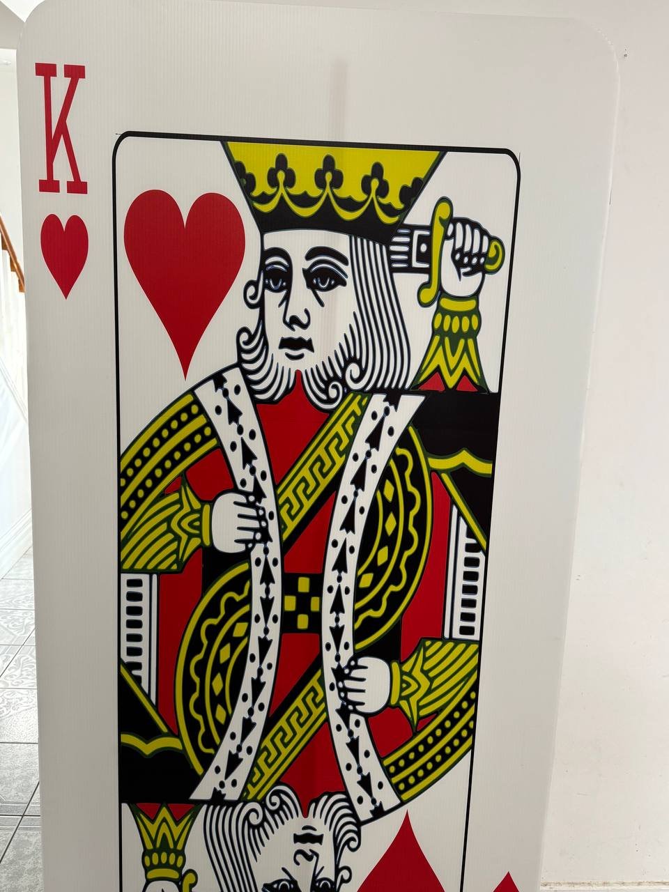 Giant Playing Card Cutouts in Toronto