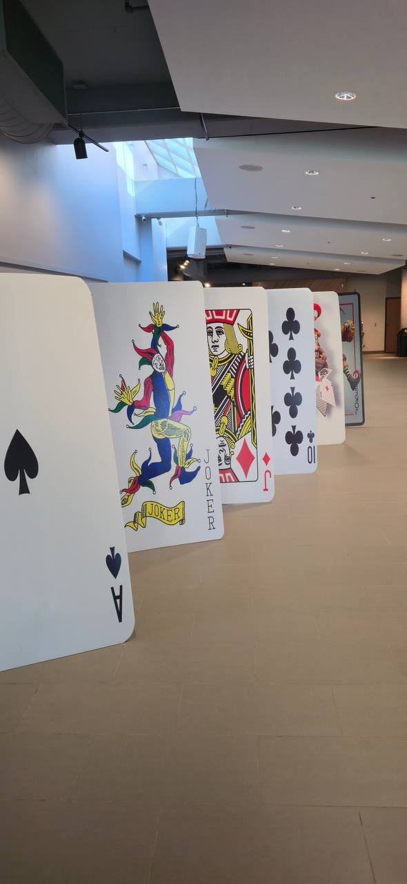 Giant Playing Card Cutouts in Toronto