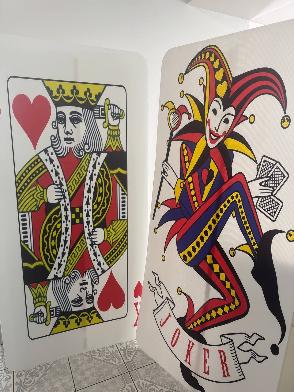Giant Playing Card Cutouts in Toronto
