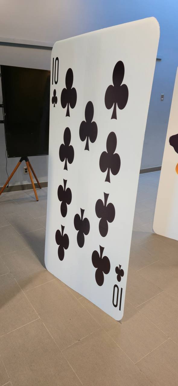 Giant Playing Card Cutouts in Toronto
