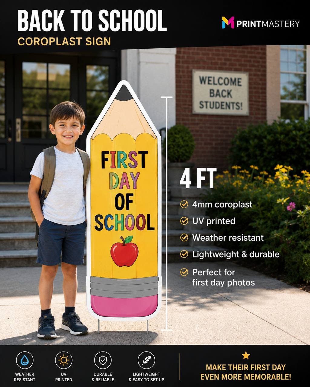 Back to School Backdrop in Toronto