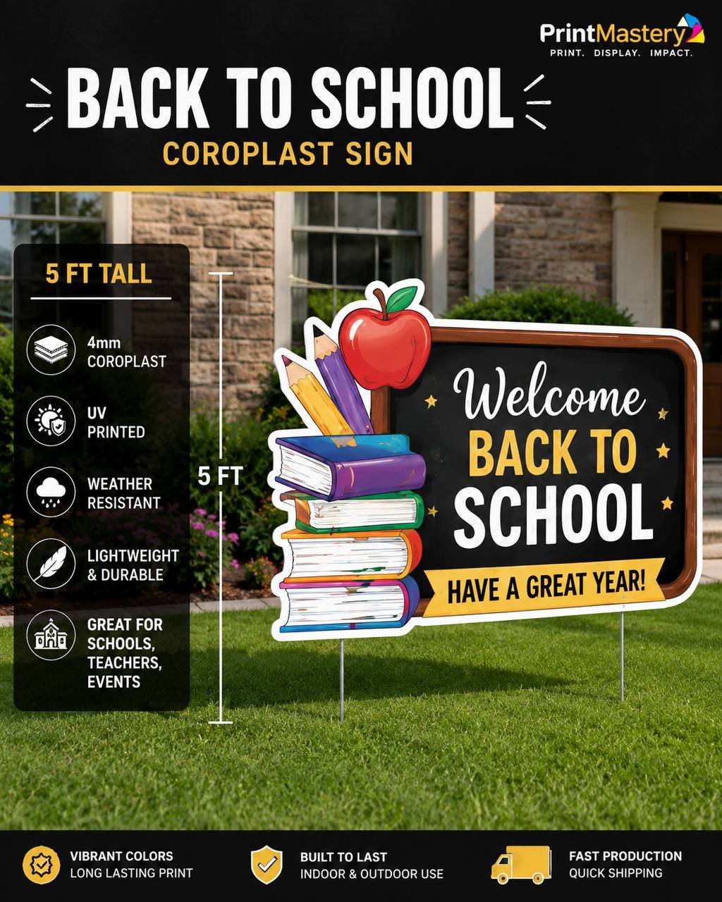 Back to School Backdrop In Toronto