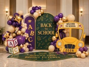 back to school backdrop