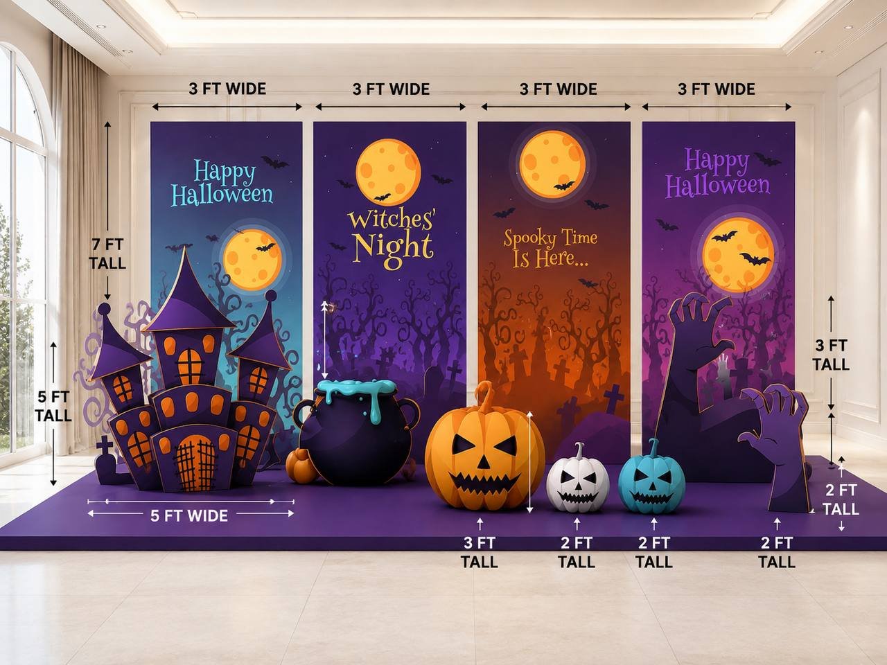 Halloween backdrop in Toronto