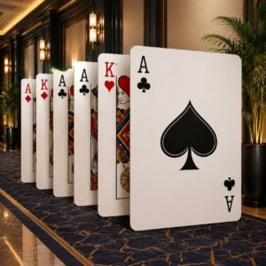 Giant Playing Card Cutouts in Toronto