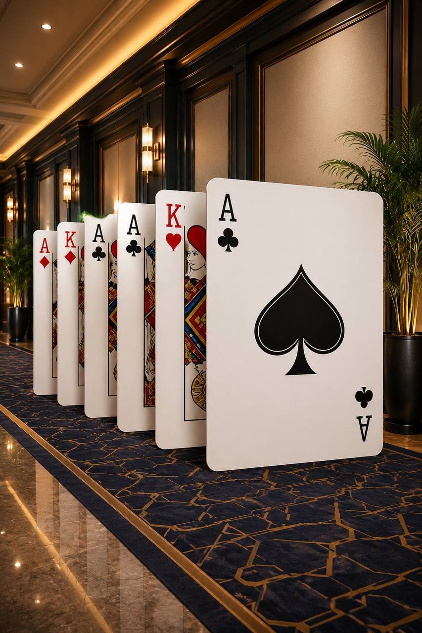 Giant Playing Card Cutouts in Toronto