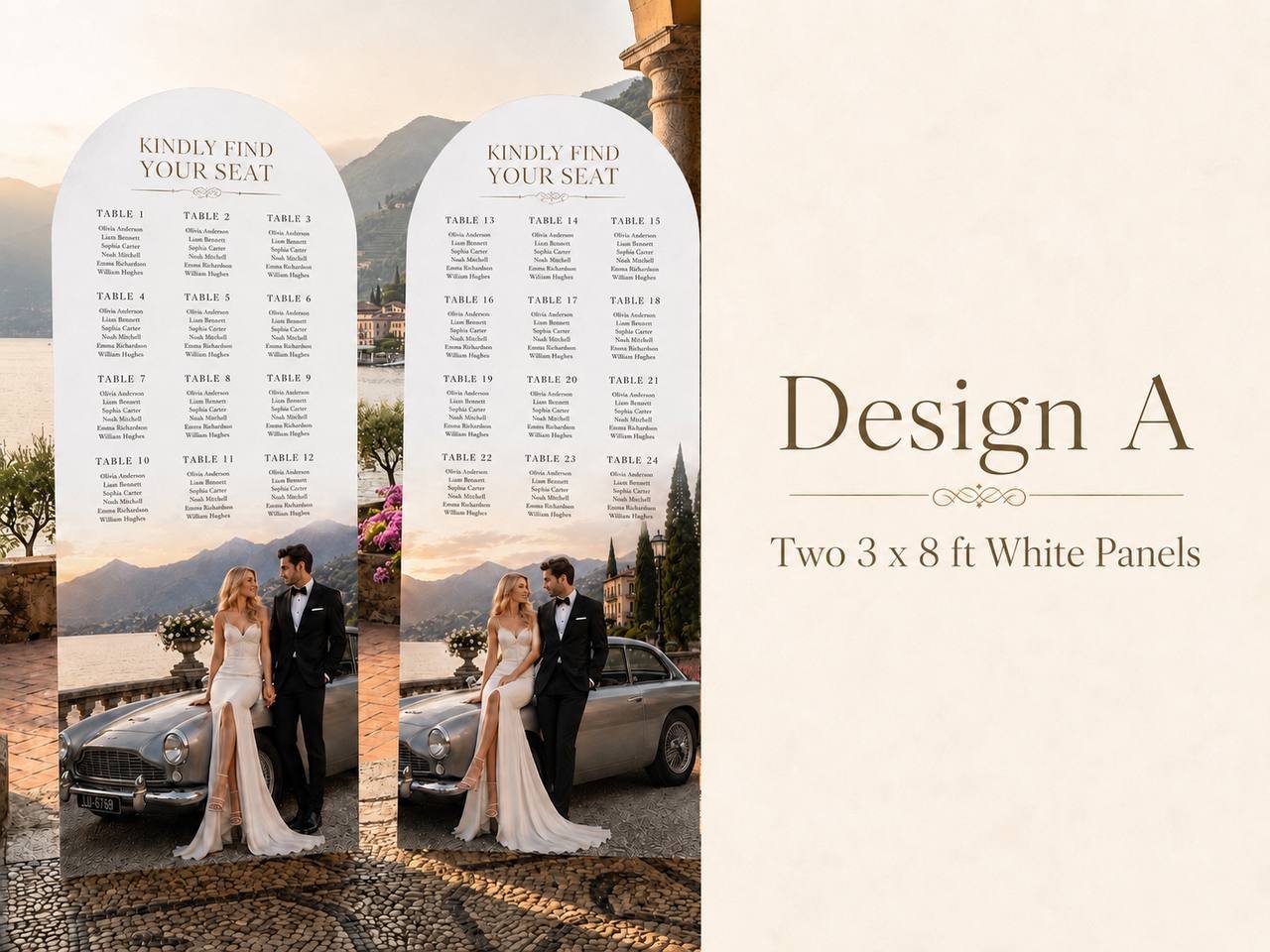 Wedding Seating Chart in Toronto