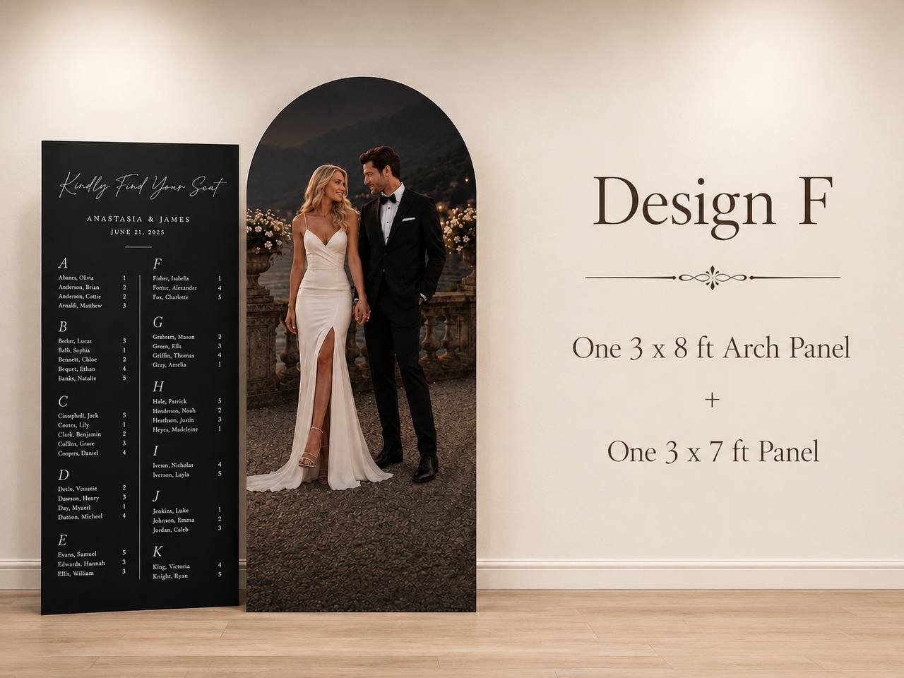 wedding seating chart in Toront