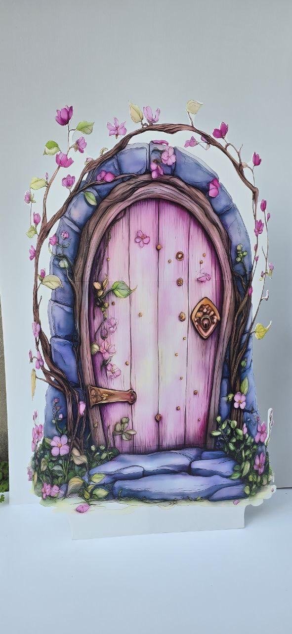 Fairy first birthday party backdrop set – view 5