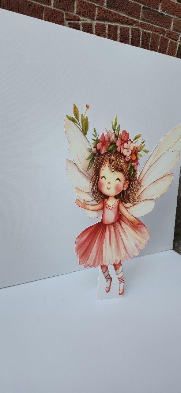 Fairy birthday backdrop and mushroom house party decor – view 2