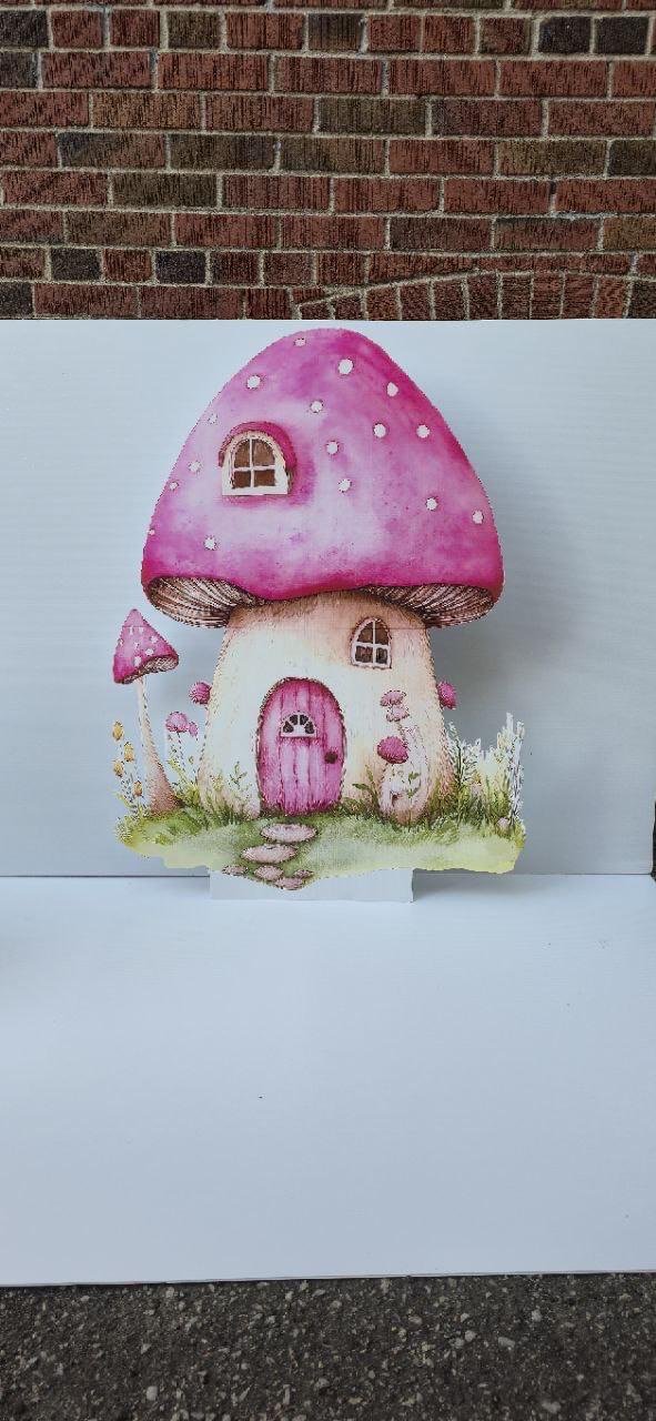 Fairy cutout and woodland birthday decor – view 3