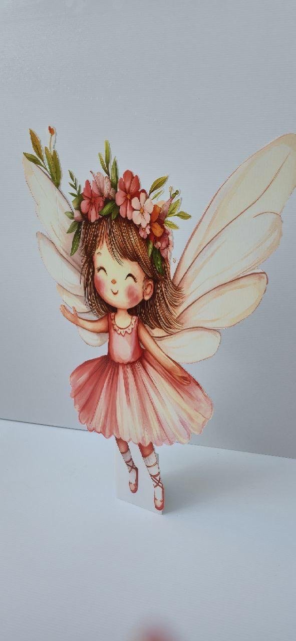 Woodland birthday decor with fairy cutouts – view 6